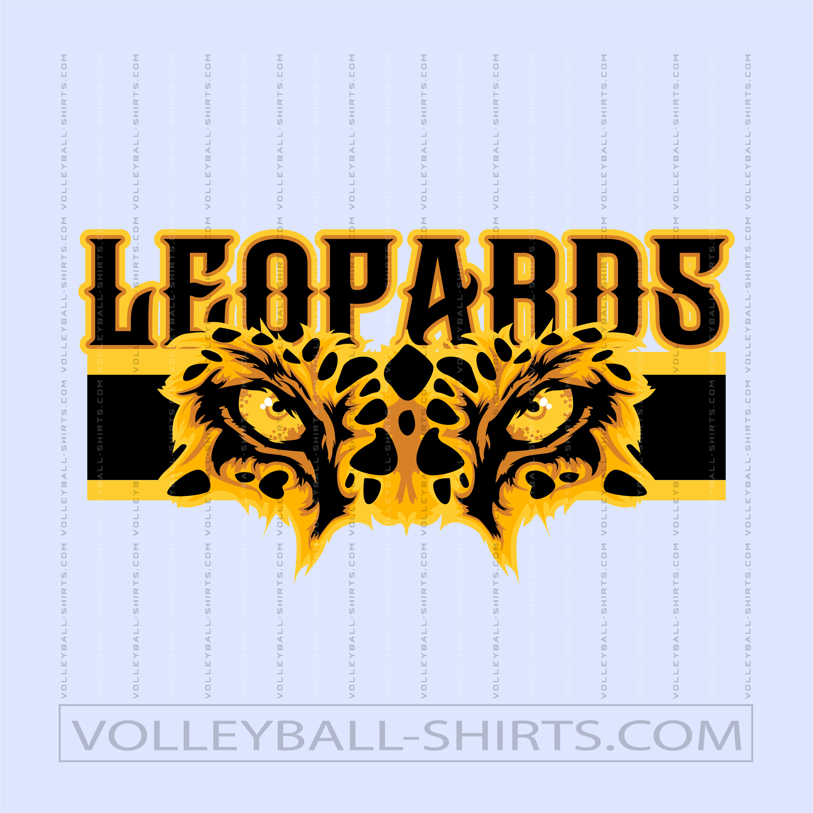 Leopards Volleyball Team Logo