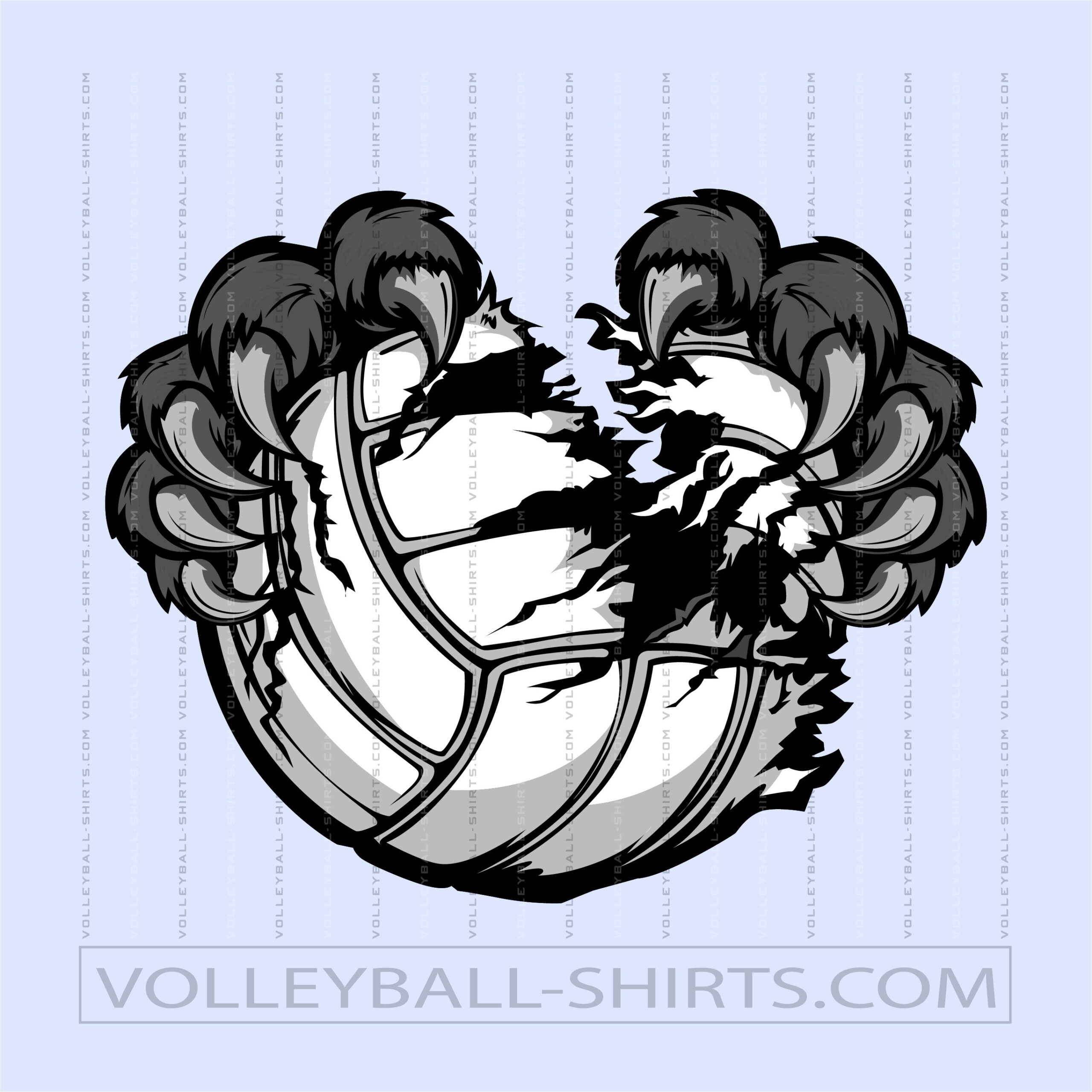 Vector Volleyball Claws