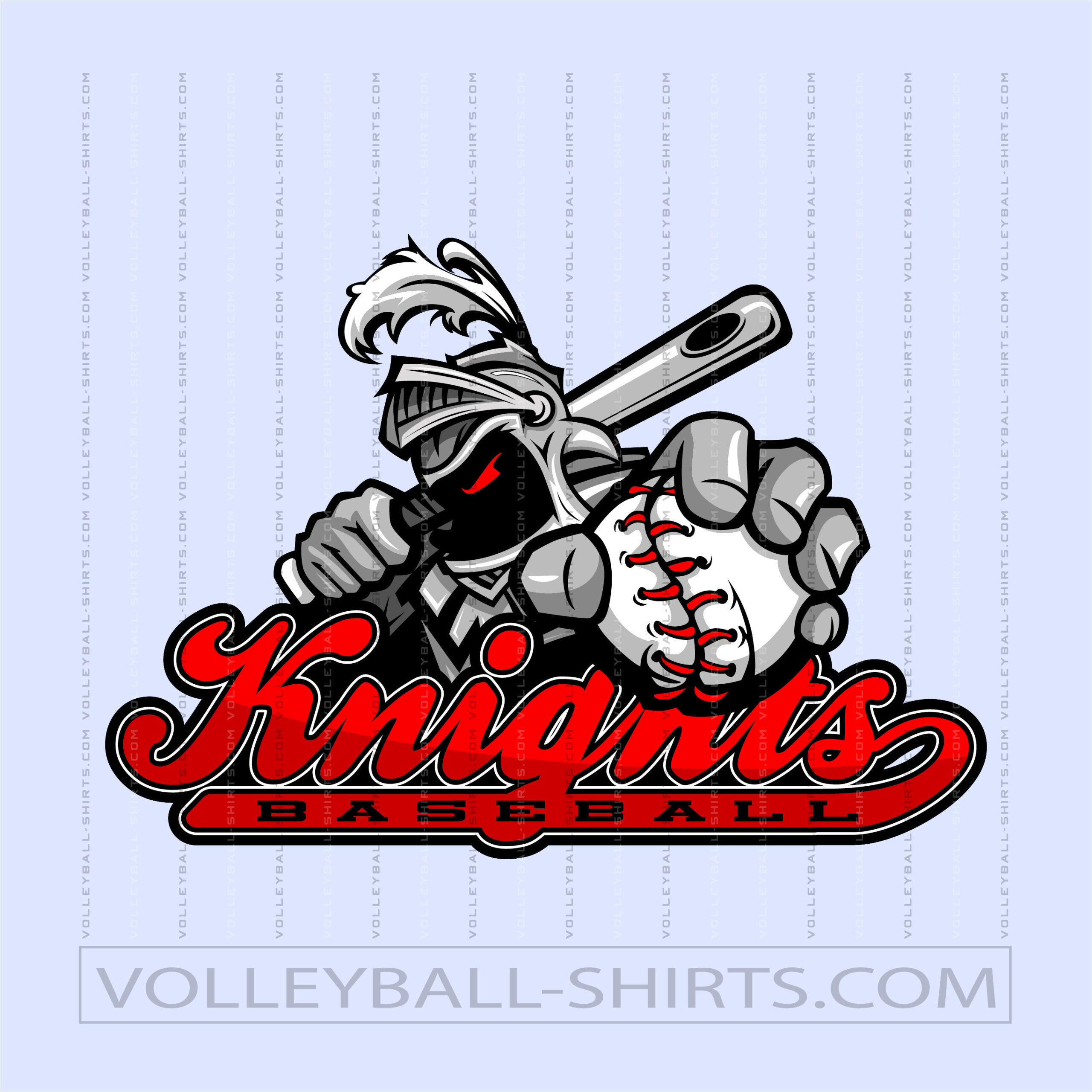 Knights Baseball Cartoon
