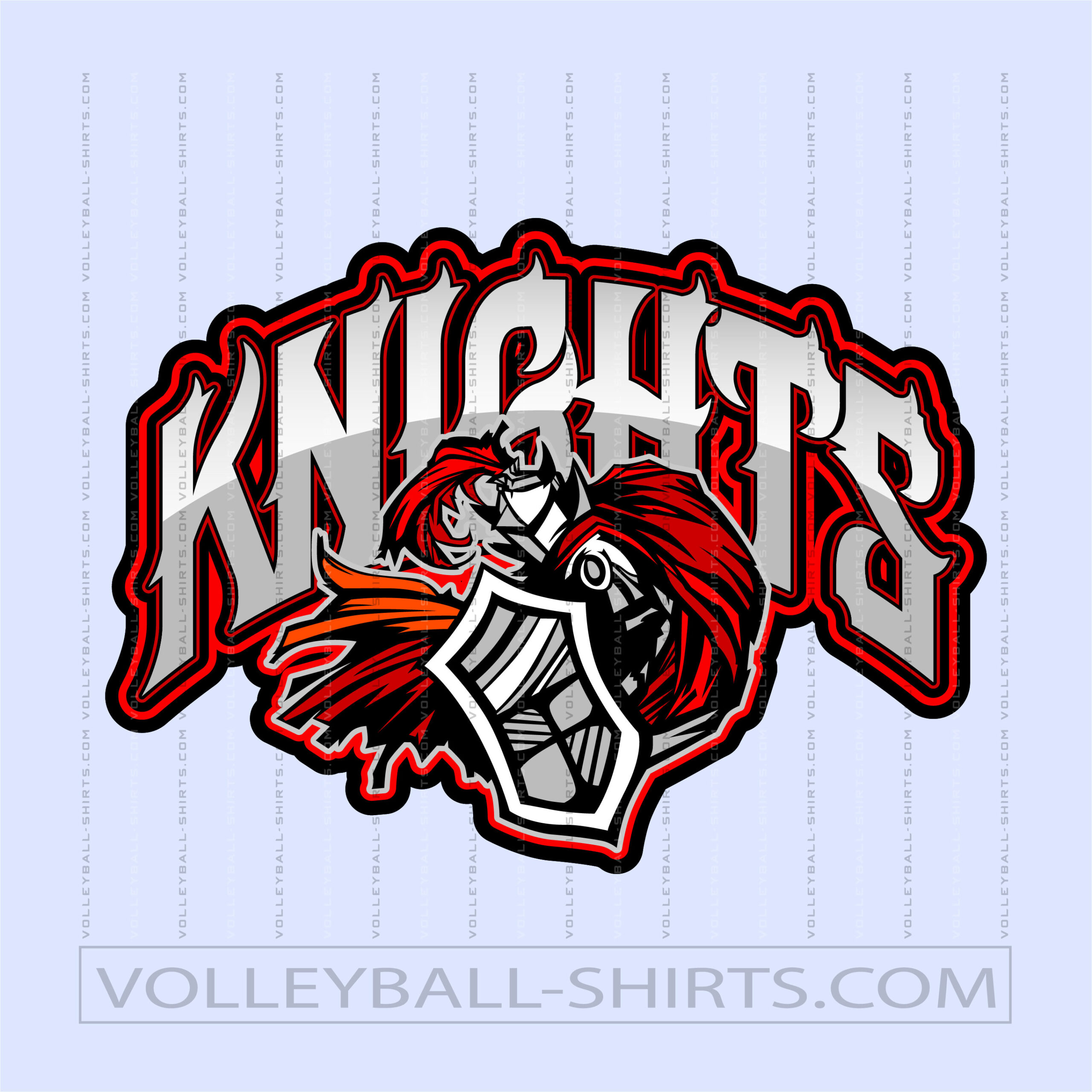 Knights Volleyball Logo