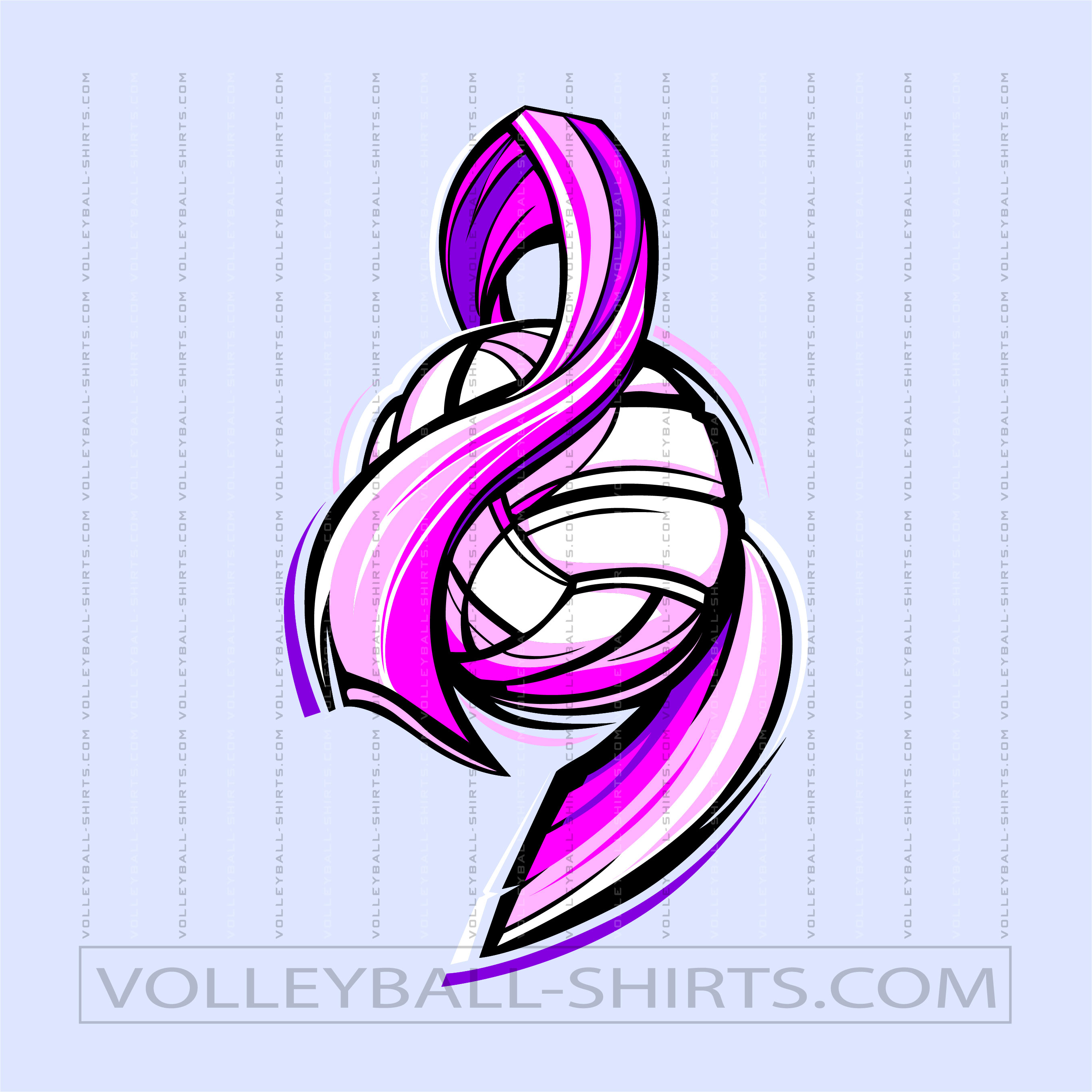 Volleyball Shirt Art |Dig Pink Volleyball Clipart