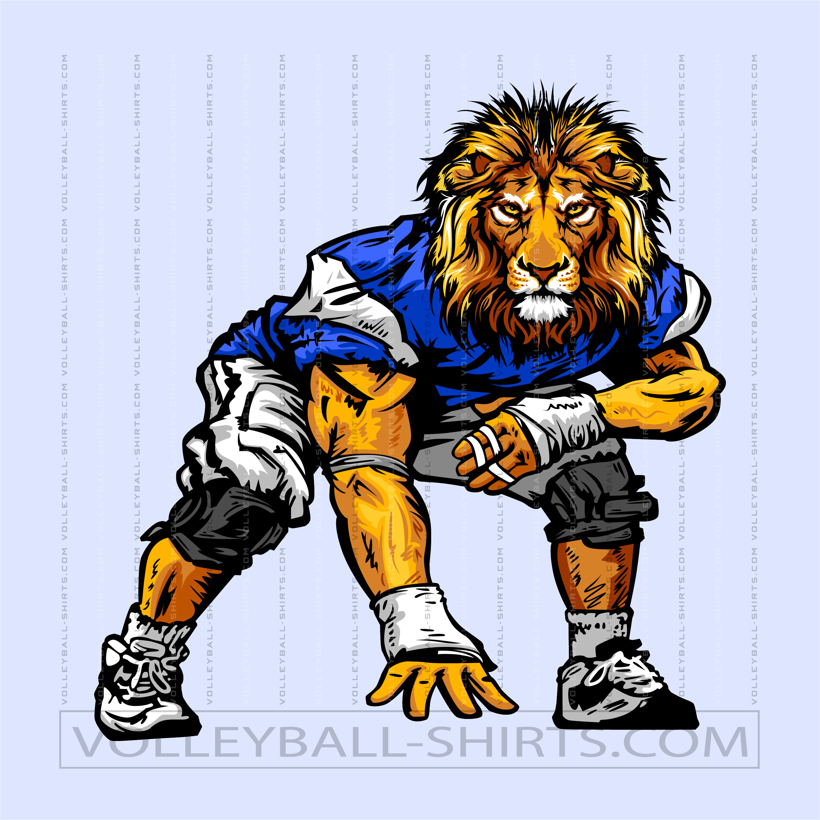 Lions Football Art