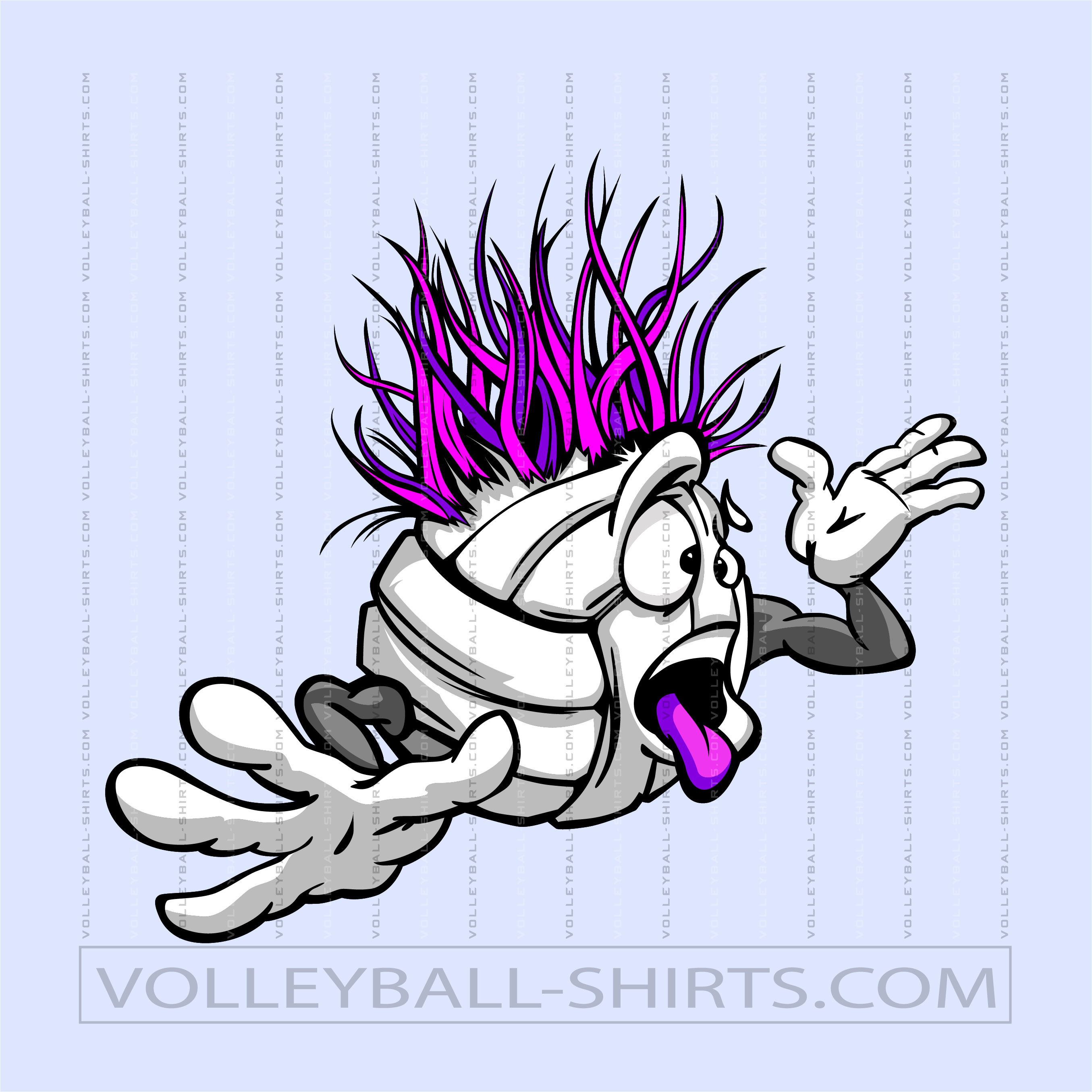 Volleyball Character Logo