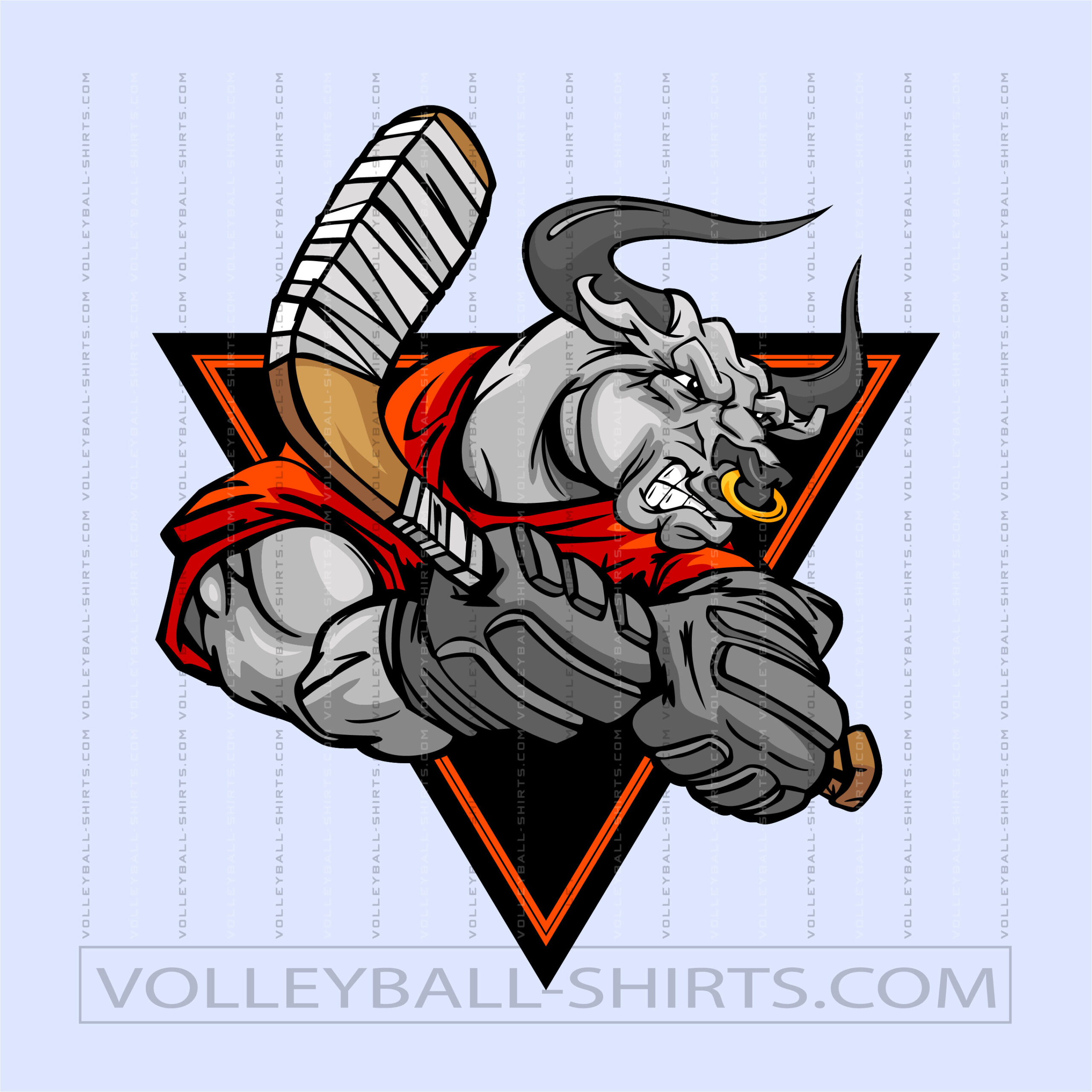 Clipart Bull Hockey