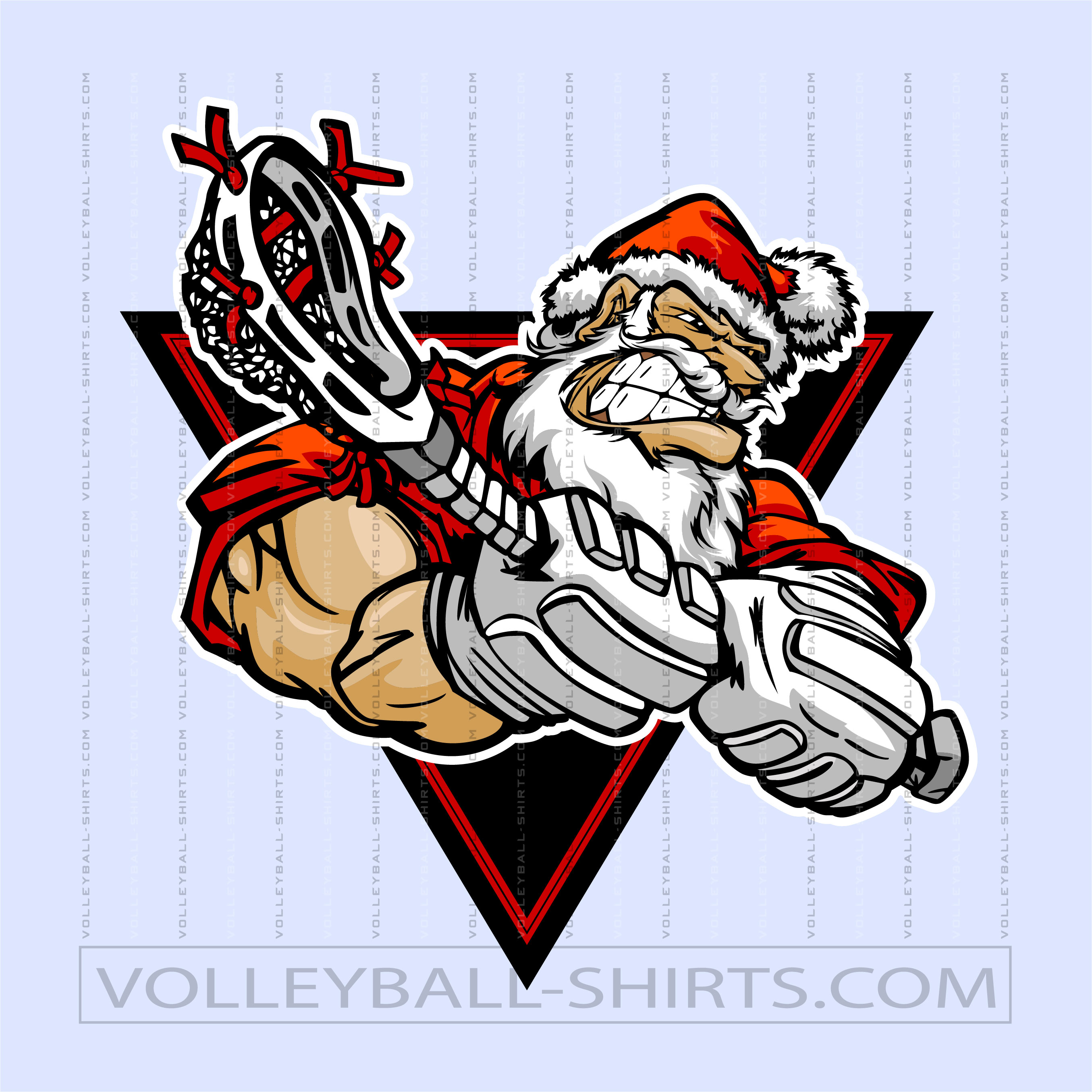 Vector Lacrosse Christmas